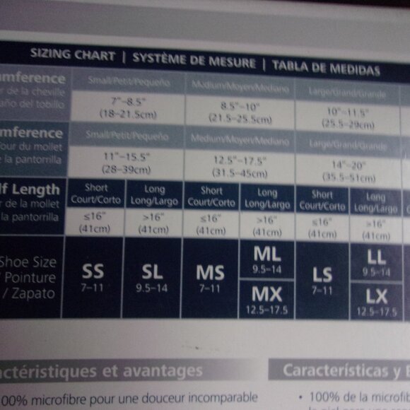 Sigvaris Compression Medical Stockings Men's Size ML - Picture 7 of 7